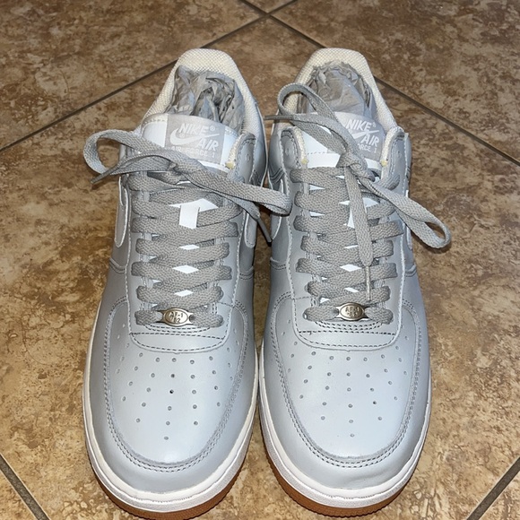 2005 Nike Air Force 1 Gray Gum Size 10.5 RARE OG - Picture 2 of 9